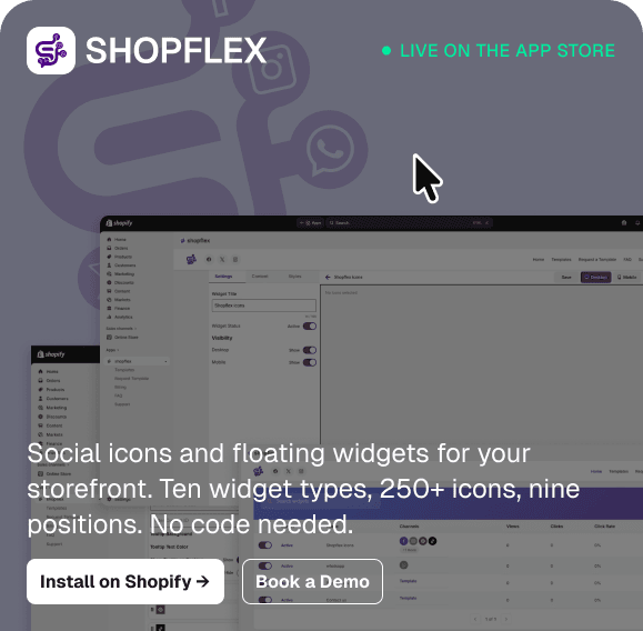 ShopFlex — LIVE ON THE APP STORE